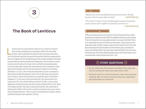 The Beginner's Bible Study Guide